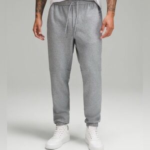 lululemon Men's Heathered Gray waffled Joggers